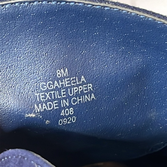 NWT GBG Los Angeles Blue Aheela Wedge Heel Shoe Size 8M - Picture 8 of 9